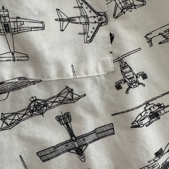 ModCloth Skirt Women's Airplane Novelty Print Aviator Artsy - Picture 8 of 10